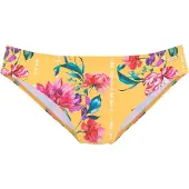 Sunseeker Bas de bikini jaune d'or / vert / rose / rose / blanc