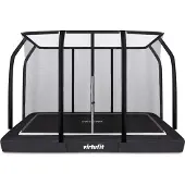 VirtuFit Trampoline haut de gamme avec filet de sécurité – rectangulaire – 183 x 274 cm