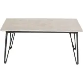 Bloomingville Table basse Mundo gris 90x42x60cm