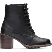 Clarks Bottine Cuir Well Lace - Noir