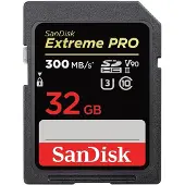 SanDisk SDHC Extreme Pro 32GB 300MB/s UHS-II V90