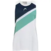 Head Racket Agility Sleeveless T-shirt Blanc 164 cm Fille