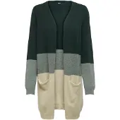 ONLY Cardigan 'Queen' beige / sapin / vert pastel