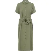 Object Tilda Isabella Short Sleeve Dress Vert 36 Femme