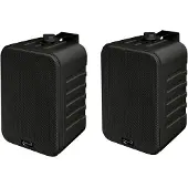 Dynavox Paire d'enceinte hifi 3 voies noire 60W