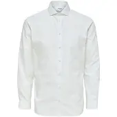 Selected Chemise business 'Ethan' blanc naturel
