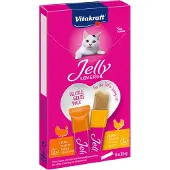 Vitakraft Jelly Lovers au poulet & à la dinde snack pour chat (6 x 15 g)
