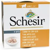 Schesir 6x85g en gelée thon, aloe - Pâtée pour chat