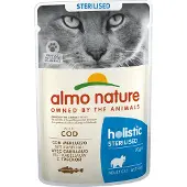 Almo Nature Sterilised au cabillaud pâtée pour chat (70 g)