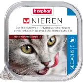 Beaphar 24x100g Régime rénal colin - Pâtée pour chat