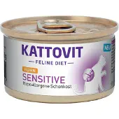Kattovit Feline Diet Sensitive Chicken Aliments humides au poulet pour chats sensibles 12x85 g