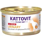 Kattovit Feline Diet Urinary Nourriture humide avec du veau pour les chats ayant des problèmes urinaires 12x85 g