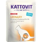 Kattovit Feline Diet Urinary Chicken Aliment humide avec de poulet pour les chats souffrant de troubles urinaires 24x85 g