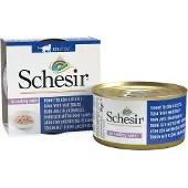 Schesir Tuńczyk ze szprotkami w bulionie dla kotów 12x85 g