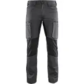 Blakläder Pantalon de service, gris foncé / noir, taille de confection 25 Grammage 166 (25)