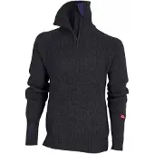 Ulvang Rav sweater w/zip, homme, gris foncé