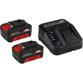 Einhell Power-X-Change Batterie 3,0 Ah (2x) + Chargeur