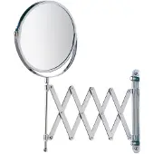 Wenko Cosmétiques Miroir de maquillage télescopique mural salle de bain WC Make UP grossissement 3x