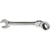 Bahco Jointed 136 Mm 10 Mm Articulated Combination Ratchet Wrench Argenté