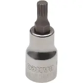 Bahco Clé à douille 1/2" pour vis à tête polygonale de 14 mm, 60 mm (14 mm)