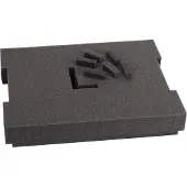 Bosch Insert en mousse Foam Insert 136 (1600A001S1) pour L-Boxx 136 et LS-Boxx 306