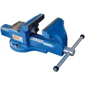 Bahco Square Guide Bench Vise With Interchangeable Jaws 150 Mm Bleu