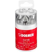 DORMER Hss Straight Shank Countersink Set No 1 (10,4 mm, 12,4 mm, 16,5 mm, 20,5 mm, 6,3 mm, 8,3 mm)