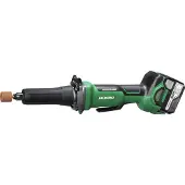 HiKOKI GP18DB 5,0 Mallette de transport Meuleuse droite sans fil avec interrupteur à palette 18V (Meuleuse droite)