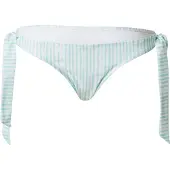 Hunkemoller Bas de bikini 'Julia' aqua / blanc cassé