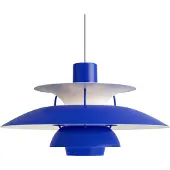 Louis Poulsen Suspension PH 5 bleu monochrome