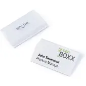 Durable Badges nominatifs en feuille dure avec épingle
