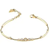 GUESS Bijoux Bracelet JUBB01407JWYGS, (14.60 cm, Acier inoxydable)