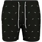 Urban Classics Shorts de bain noir / blanc