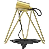 Calex Lampe de table trépied dorée Tripod