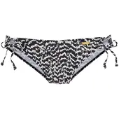 LASCANA Bas de bikini noir / blanc