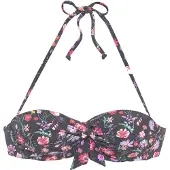 LASCANA Hauts de bikini mélange de couleurs / noir