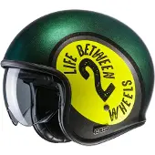HJC V30 Harvey MC34H Casque jet, Mant. unisex
