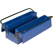 Irimo Tool Box With 2 Handles And 3 Trays 500x210x190 Mm Bleu