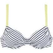 Venice beach Hauts de bikini jaune / noir / blanc