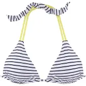 Venice beach Hauts de bikini jaune / noir / blanc