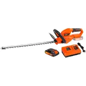 Powerplus POWDPG75320 - Taille-haie AKU 20V LI-ION 580mm plus chargeur plus batterie 20V 2.0Ah