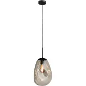 Masterlight Lampe suspendue Lava 1x verre à fumée Ø 24cm