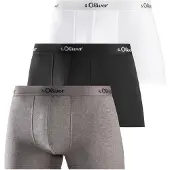 s.Oliver Boxers gris / noir / blanc