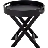 Bloomingville Table D'appoint Freya | Noir | Bois D'hévéa | 82050217