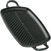 Le Creuset La Fonte émaillée gril 30 cm, noir