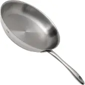 Fissler Catania / Poêle en acier inoxydable (Ø 28 cm), poêle à manche sans revêtement, poêle à braiser, idéale pour rôtir croustillant, tous feux - y compris induction