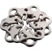 Adlibris énigme neige coulée zinc/aluminium-argent