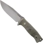 Lionsteel M5 CVG Green Canvas Micarta couteau de survie