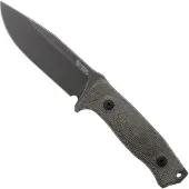 Lionsteel M5B CVG Green Canvas Micarta couteau de survie