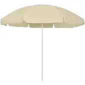 vidaXL Parapluie de plage Sand Yellow 240 cm